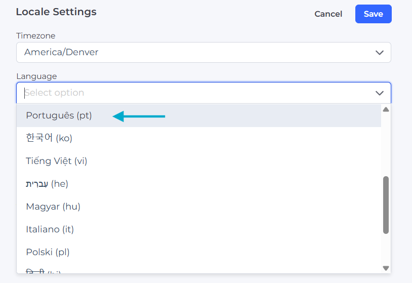 How to Change your Language – Graphite Systems Knowledge Base